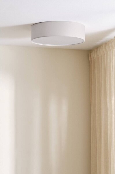 Beżowa tekstylna lampa sufitowa ø 40 cm Allan – Jotex