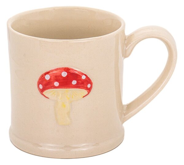 Beżowy kubek ceramiczny Mushroom – Sass & Belle