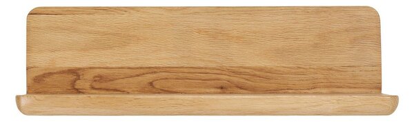 Półka z litego drewna dębowego w jasnym naturalnym kolorze 40 cm Salina – House Nordic