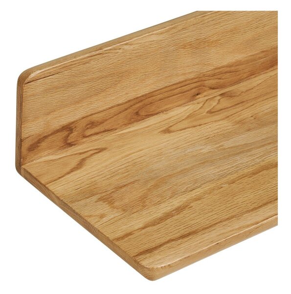 Półka z litego drewna dębowego w jasnym naturalnym kolorze 40 cm Salina – House Nordic