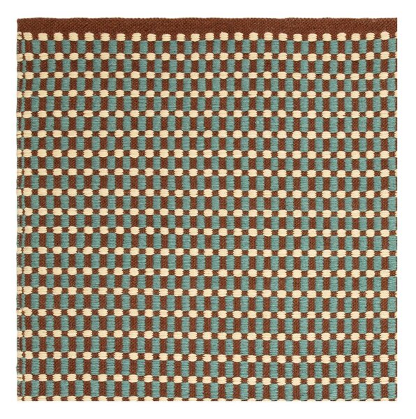 Zielononiebieski dywan z mieszanki wełny tkany ręcznie 160x230 cm Ember – MADE