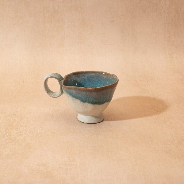 Turkusowa filiżanka ceramiczna Colette – Sass & Belle