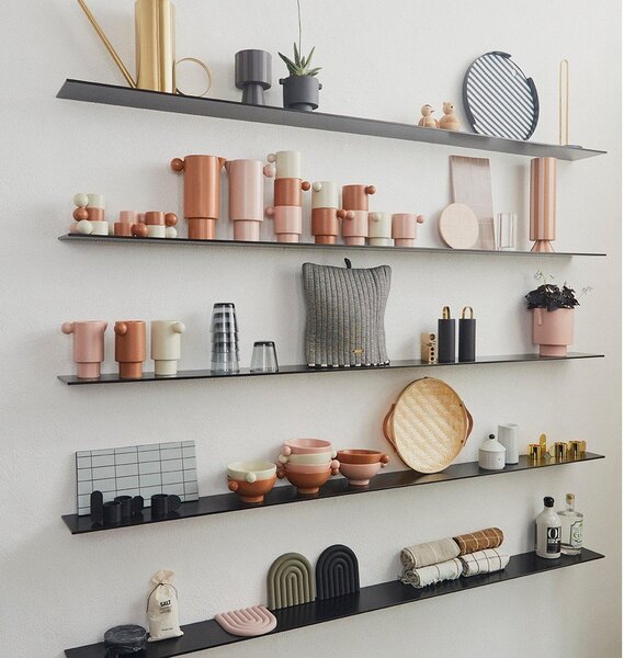 Jasnoróżowa porcelanowa miska do serwowania Inka – OYOY Living Design