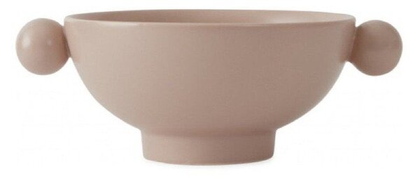 Jasnoróżowa porcelanowa miska do serwowania Inka – OYOY Living Design