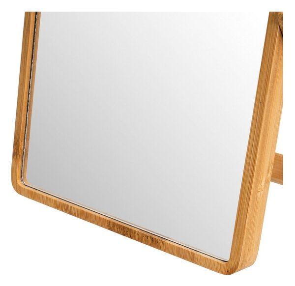 Lustro kosmetyczne z bambusową ramą 20x27 cm – Casa Selección