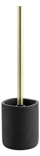 Szczotka do WC AQUAMARBRE NOIR/OR, 10,2 x 36,5 cm