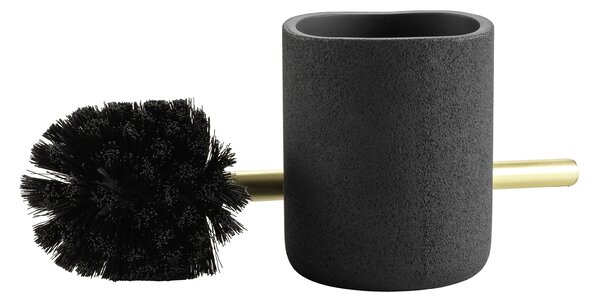 Szczotka do WC AQUAMARBRE NOIR/OR, 10,2 x 36,5 cm