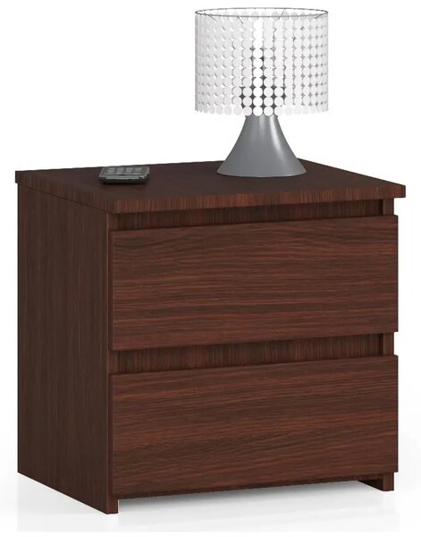 Klasyczna Szafka Nocna W Kolorze Wenge T7-L68