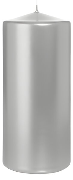 Słupek świeca GALA 15 cm srebrny