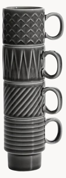 Komplet filiżanek do espresso Coffee & More, 4 szt