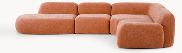 Narożna sofa modułowa XL z szezlongiem Wolke