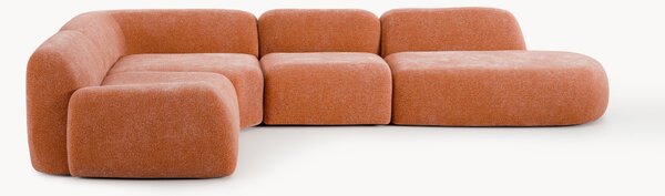 Narożna sofa modułowa XL z szezlongiem Wolke