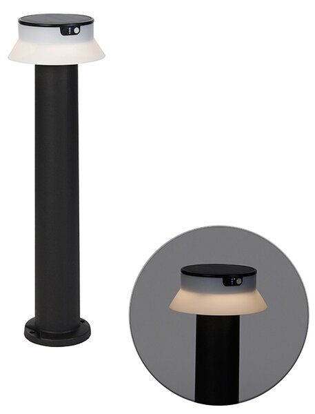 Zewnetrzna Stojąca lampa zewnętrzna czarna z diodą LED i ściemniaczem IP55 solarna - Felice Oswietlenie zewnetrzne