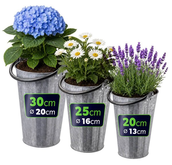 Zestaw donic stalowych Noize 13 cm + 16 cm + 20 cm