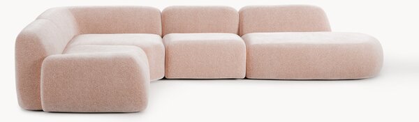 Narożna sofa modułowa XL z szezlongiem Wolke