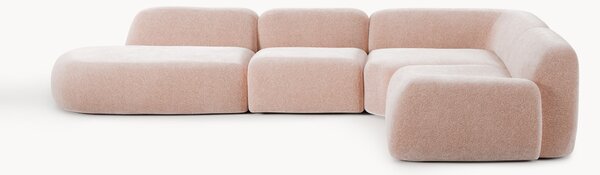 Narożna sofa modułowa XL z szezlongiem Wolke