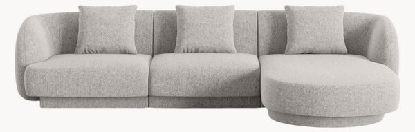Sofa narożna z szenilu Tulum