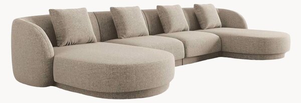 Sofa narożna z szenilu Tulum
