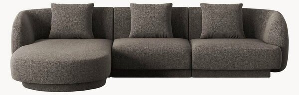 Sofa narożna z szenilu Tulum