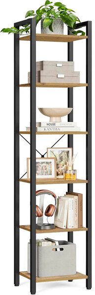 Minimalistyczny regał na książki dąb artisan - Tocador 9X