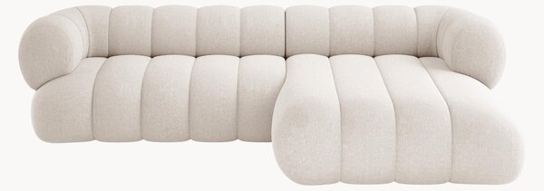 Sofa narożna z szenilu Koge (5-osobowa)