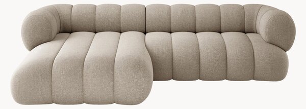 Sofa narożna z szenilu Koge (5-osobowa)