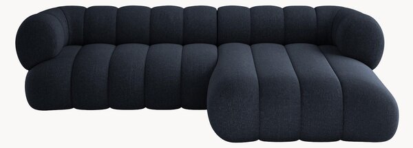 Sofa narożna z szenilu Koge (5-osobowa)