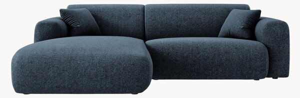Sofa narożna z szenilu Nolio (3-osobowa)