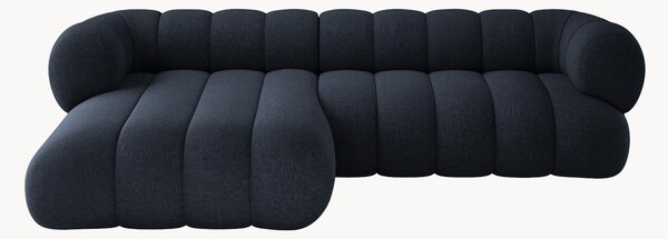Sofa narożna z szenilu Koge (5-osobowa)
