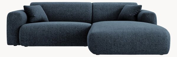 Sofa narożna z szenilu Nolio (3-osobowa)