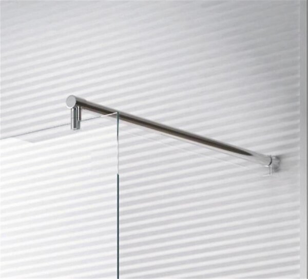 Glaszentrum Hagen - Drążek stabilizujący - Fix - 150 cm okrągła rura - do ściany prysznica i kabiny prysznicowej