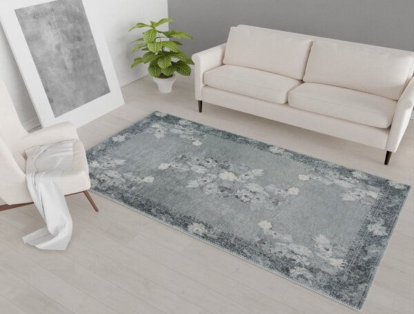Szary dywan odpowiedni do prania 80x50 cm – Vitaus