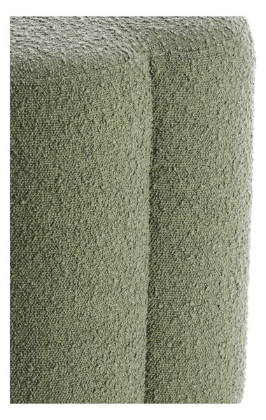Zielony puf z materiału bouclé Nalani – Light & Living