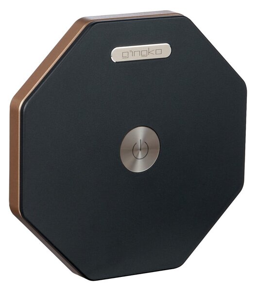 Czarna dekoracja świetlna na USB ø 12 cm Twist Hexagon – Gingko