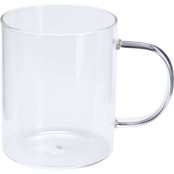 Kubek szklany z dużym uchem VUNI, 3 x 400 ml