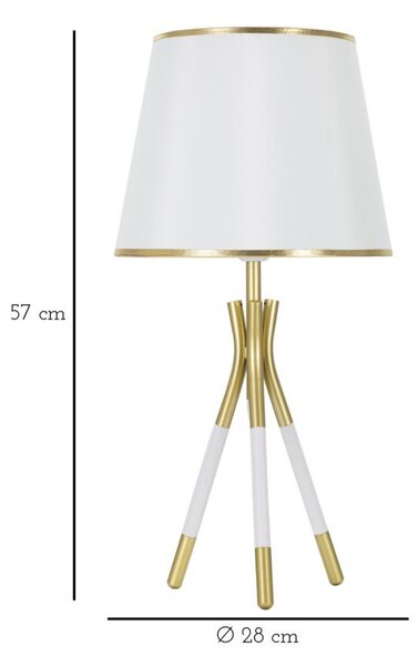 Lampa stołowa na trójnogu TRIPLY, 57 cm
