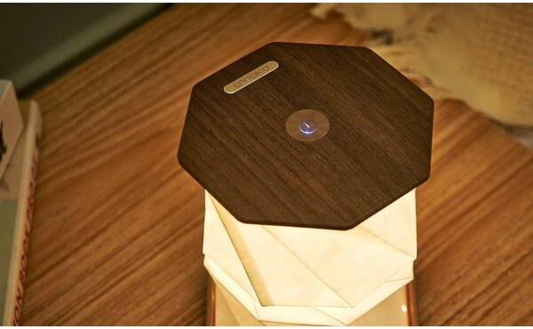 Brązowa dekoracja świetlna na USB ø 12 cm Twist Hexagon – Gingko