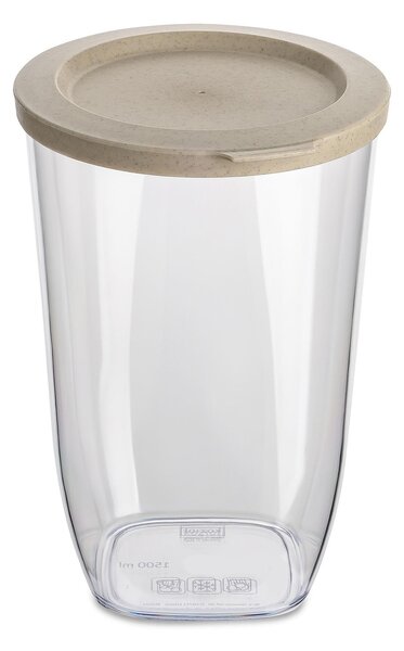 Pojemnik plastikowy na żywność sypką CONNECT, hermetyczny, 1500 ml, KOZIOL