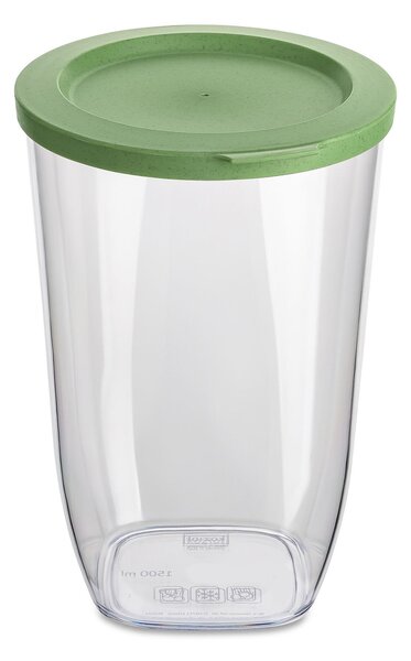 Pojemnik plastikowy na żywność sypką CONNECT, hermetyczny, 1500 ml, KOZIOL