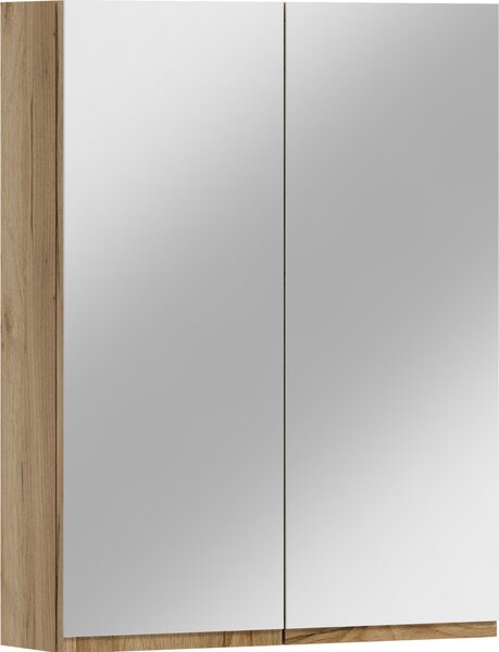 ADK Möbel – Wiszca szafka azienkowa – z lustrem Antico 60 – 78 x 60 x 17 cm – Craft Gold