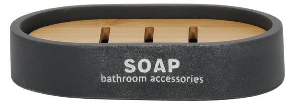 Mydelniczka SOAP z bambusowym ociekaczem