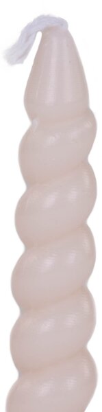 Spiralne świece stołowe z parafiny, 10 cm