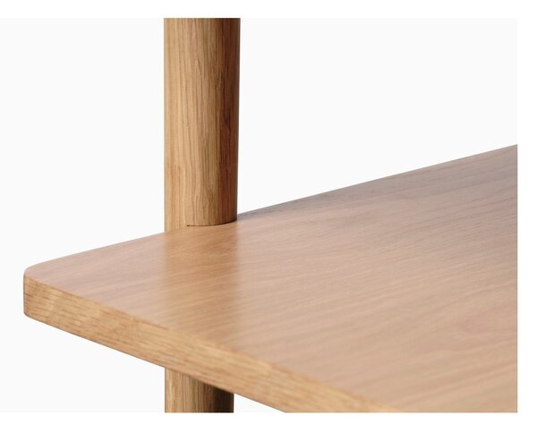 Stolik z blatem w dekorze dębu 60x120 cm Ponza – Unique Furniture
