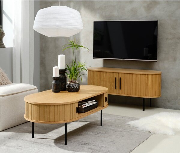 Czarny stolik 60x120 cm Nola – Unique Furniture