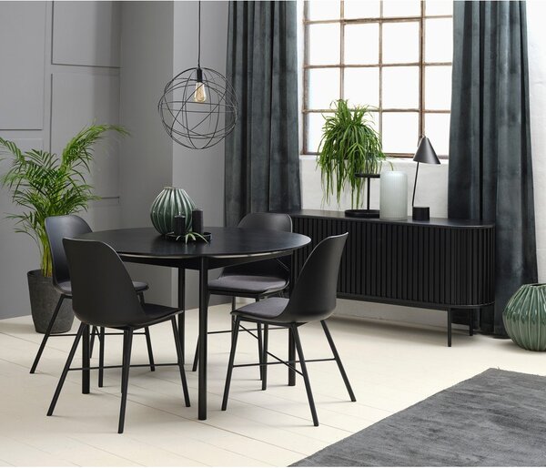 Czarne krzesło Unique Furniture Whistler