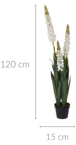 Sztuczny łubin w doniczce, 120 cm