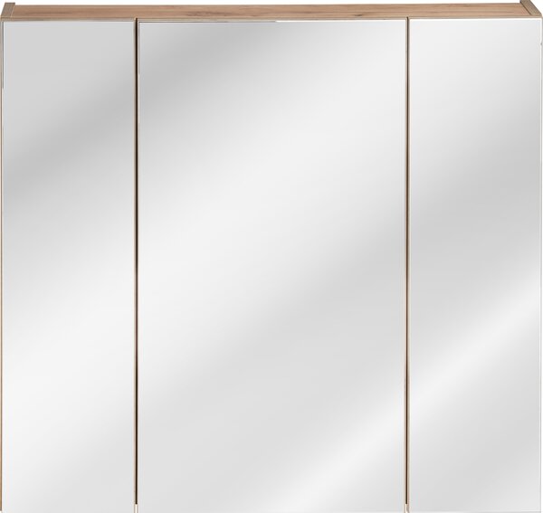 Szafka azienkowa Z Lustrem 80 Cm 3 Drzwi Db Zoty Wiszca