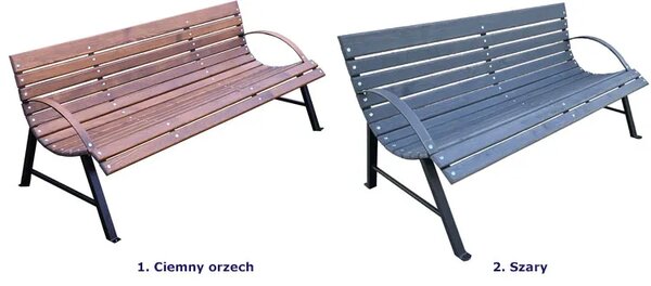 Drewniana ławka tarasowa 120 cm L3-S19