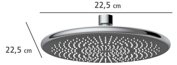 Deszczownica sufitowa oszczędzająca wodę, Ø 22,5 cm, WENKO