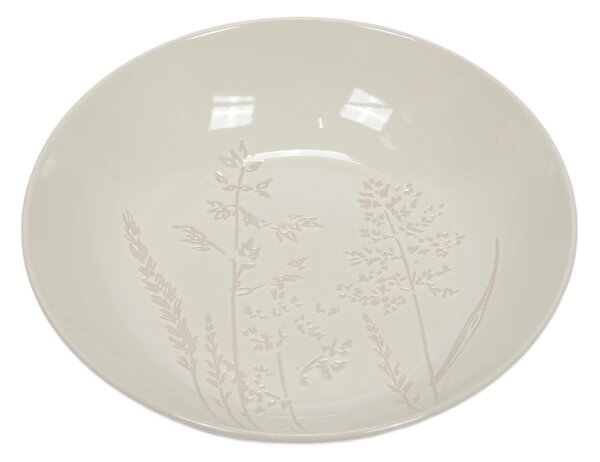 Talerz głęboki do zupy ELSA, kamionka, wzór polnych kwiatów, Ø 21 cm